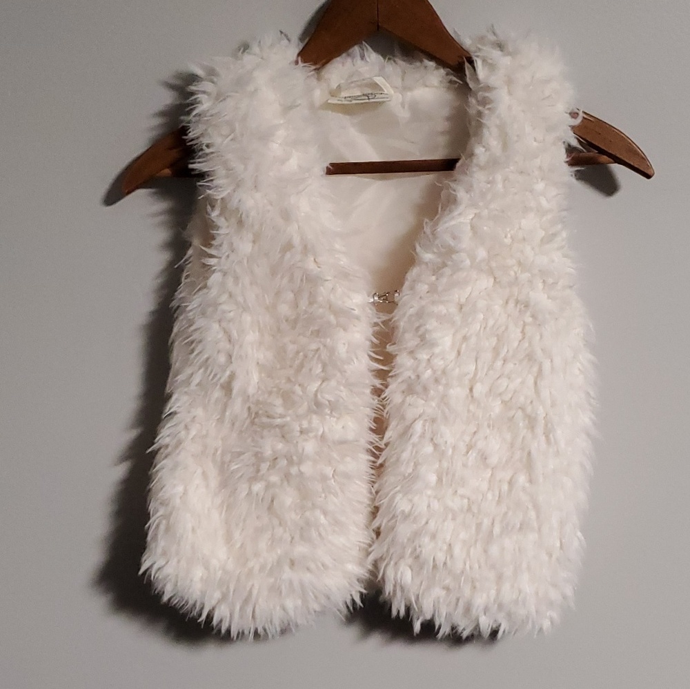 Bobbie Brooks Faux Fur Vest